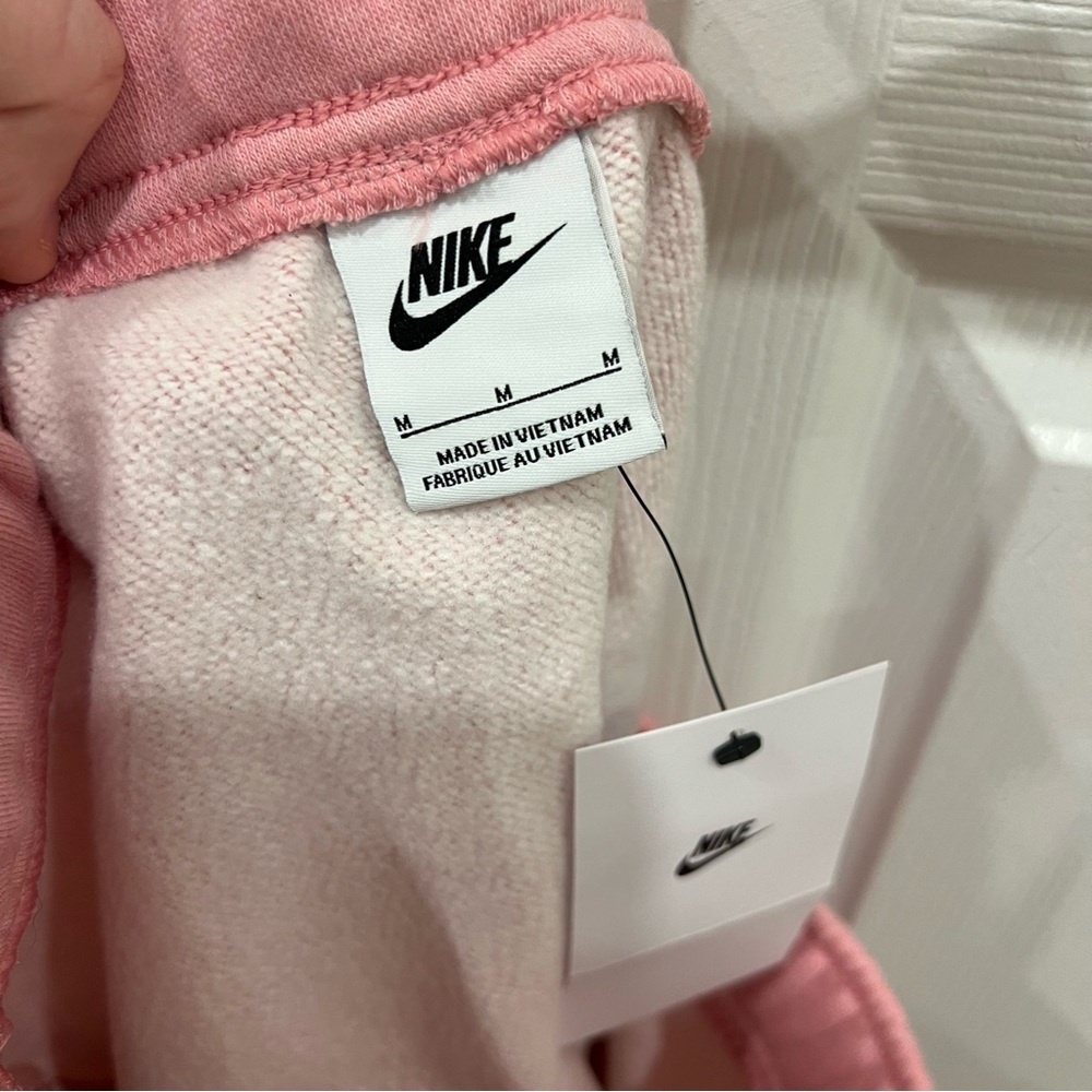 NIKE Club Fleece Mid-Rise Skirt Elemental Pink Heather Womens Size Medium - Picture 4 of 5